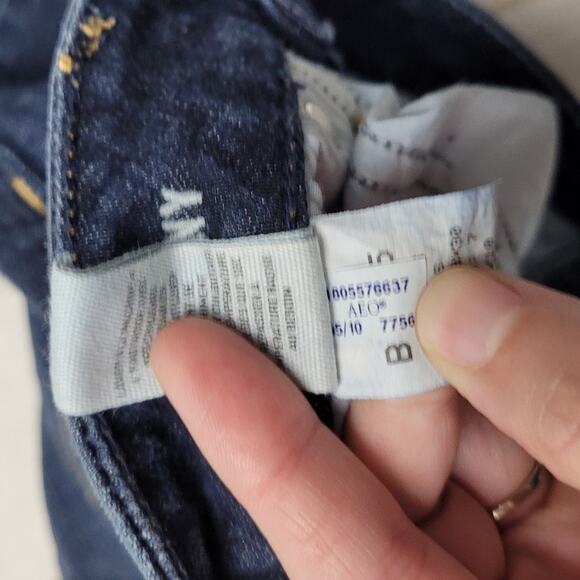 American Eagle Y2k low rise skinny jeans dark wash 8 short - Picture 9 of 10